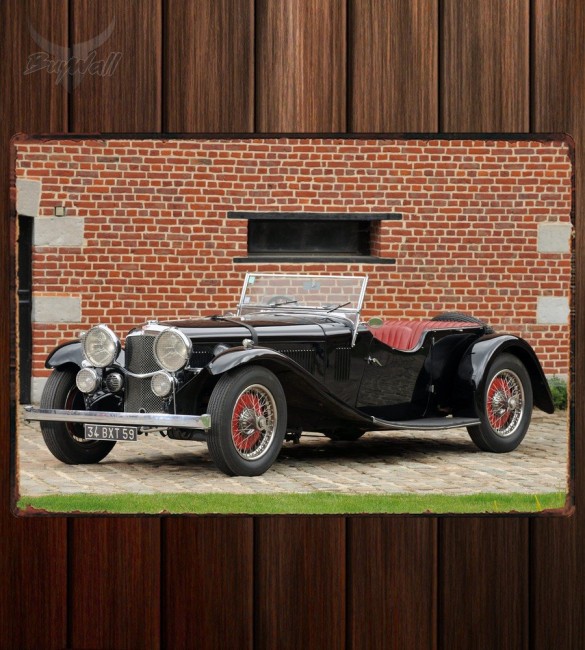 Металлическая табличка Alvis Speed 20 Tourer by Vanden Plas Металлическая табличка Alvis Speed 20 Tourer by Vanden Plas